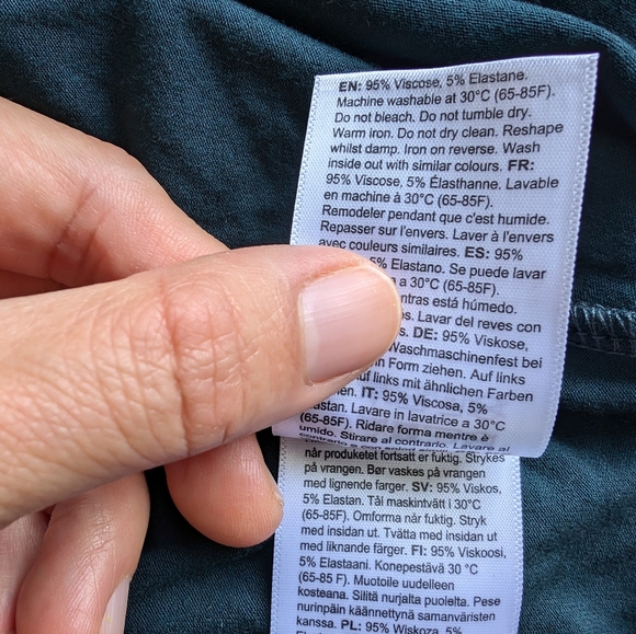 NWT Sz 14 Seraphine Emerald Jersey Maternity Nursing Dress - Picture 11 of 16